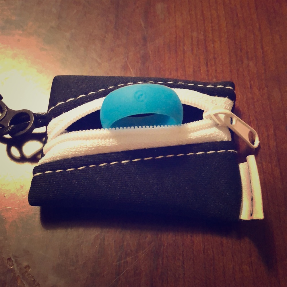 Qalo Blue FoxFire Ring